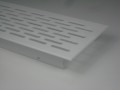 L�ftungsblech L�ftungsgitter Lochblech 750x70 Weiss gepulvert