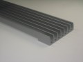 L�ftungsblech L�ftungsgitter Lammelengitter 596 x 55 Titan eloxiert