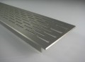 L�ftungsblech L�ftungsgitter Lochblech Alu 750x70 Edelstahl Optik