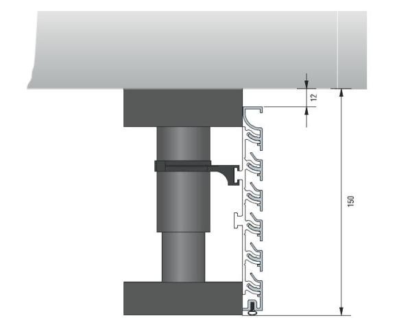 Küchen Sockelleiste aus Aluminium mit Inox-Oberfläche | Ceres Webshop Küchen Sockelleiste aus Aluminium mit Inox-Oberfläche | Ceres Webshop